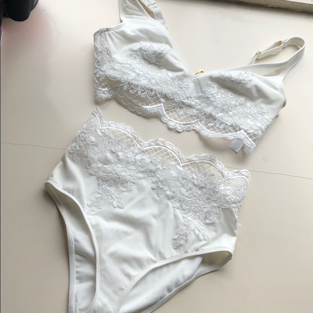 White bikini